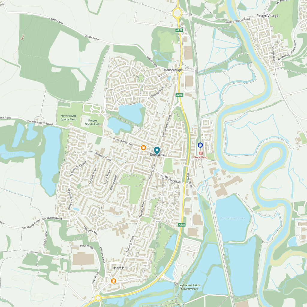 Map of Snodland